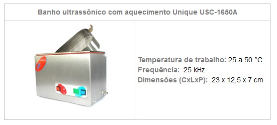 banho ultrasonico